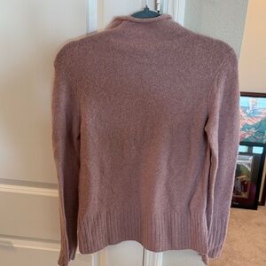 Madewell Dusty Rose Turtleneck Sweater